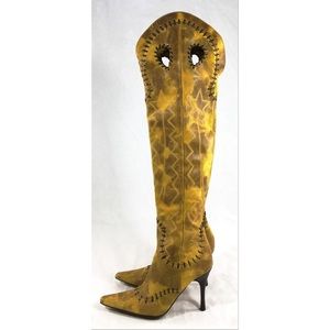 Vintage thigh high boot